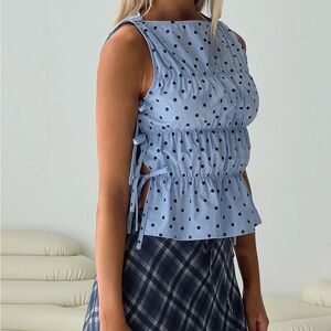 Princess Polly Endless Summers polka dot top